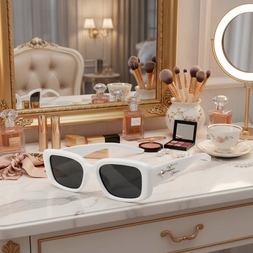 New Retro Y2K Style Small Square Sunglasses Women Cat Eye Sunglasses Fashion Colorful Mirror Goggles Men Punk Sports Sun Glasses