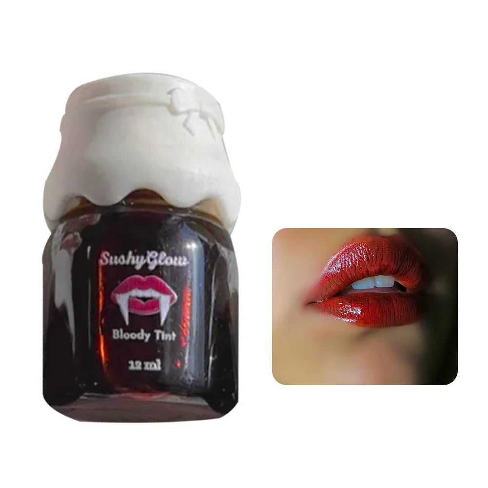 Luxe Bloody Red Lip Tint – Deep Matte, Long-Lasting Color