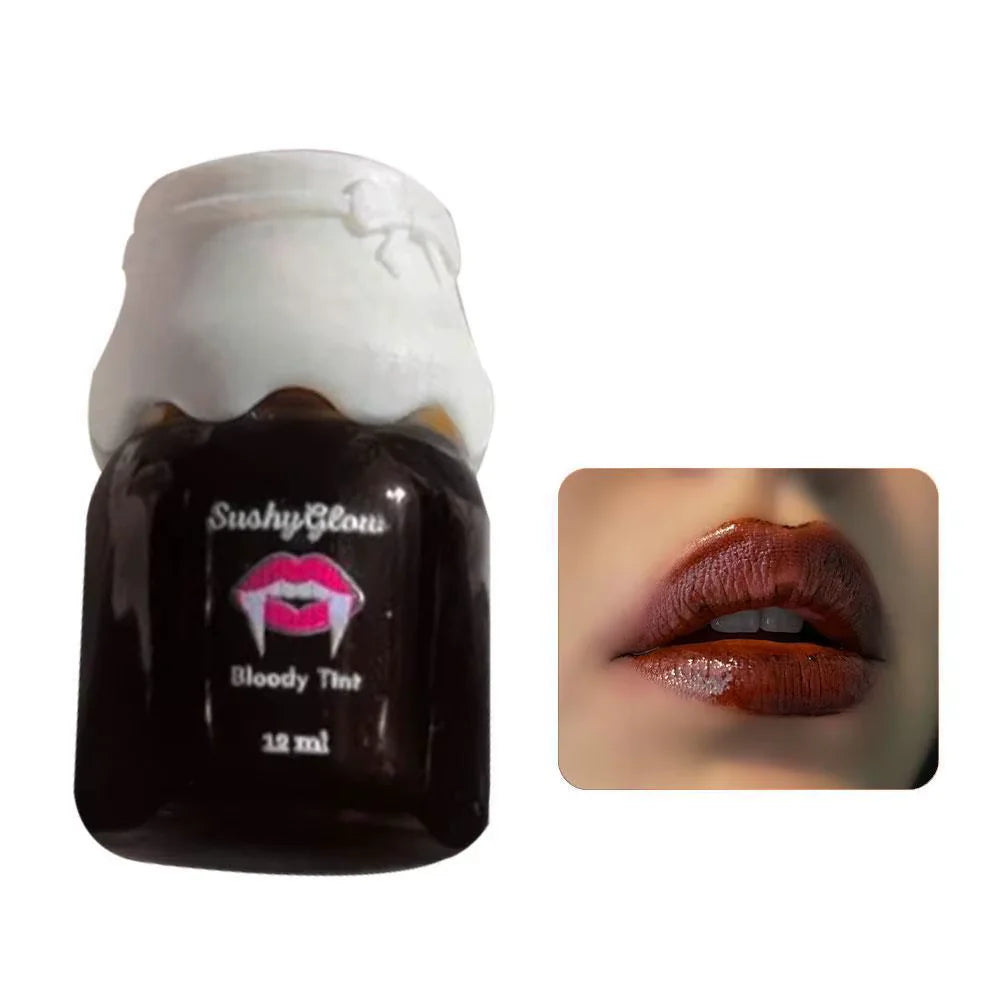 Luxe Bloody Red Lip Tint – Deep Matte, Long-Lasting Color