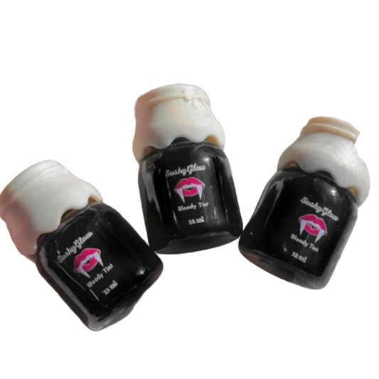 Bloody Red Lip Tint Dark Matte Color Moisturizing Waterproof Long Lasting Highly Saturated Halloween Festival Makeup