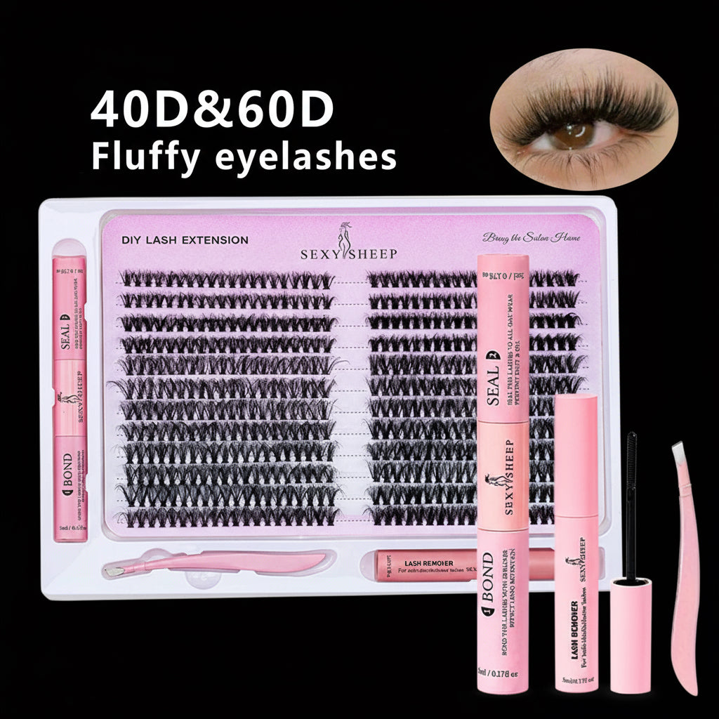 Luxury DIY Lash Extension Kit – Glue, Seal & Tweezers Included
