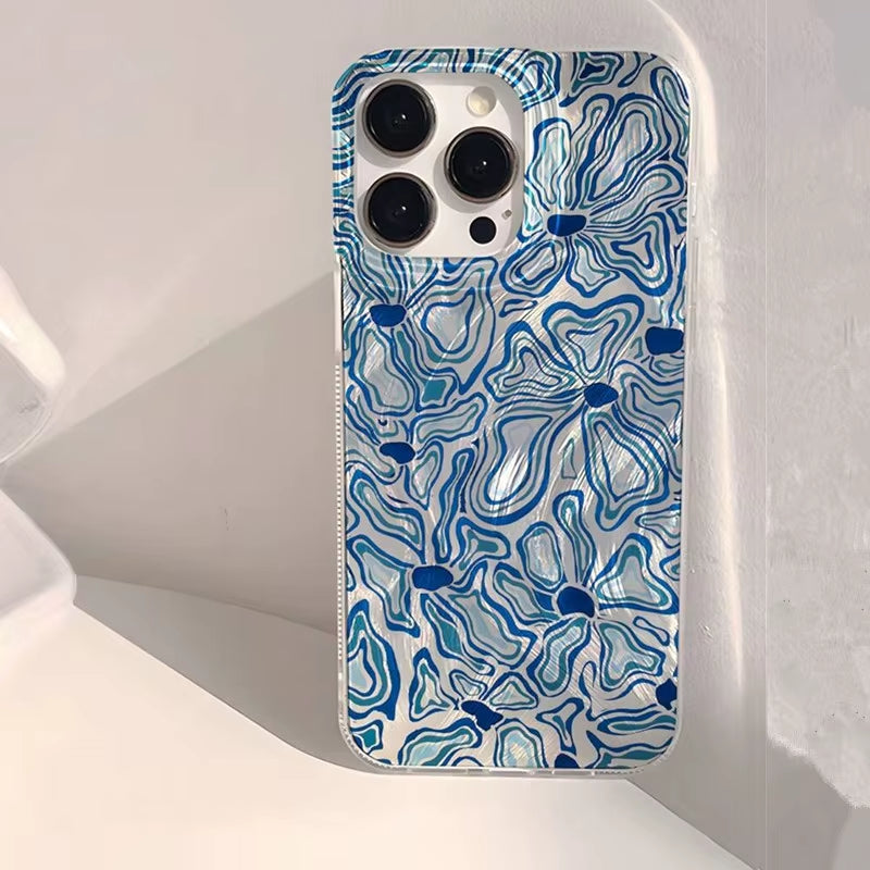 Pink Peach Flower Glitter Shiny Case for Iphone 17 16 16E 15 14 plus 11 12 13 Pro Max X XR XS Max 17 plus Anti-Drop Soft Cover