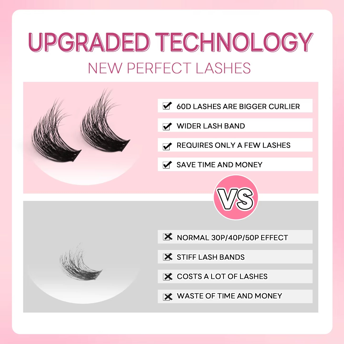 Lashes Clusters Faux Mink Lashes Eyelash Extension Voluminous Fluffy Wispy Cat Eyelashes Eyelashes Clusters Makeup